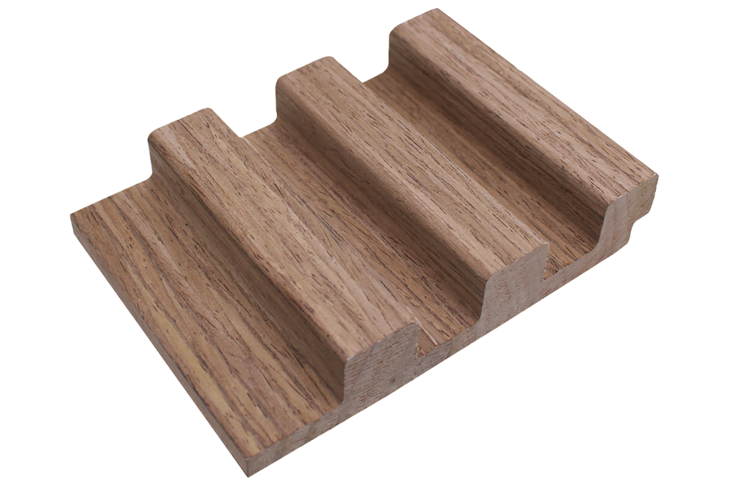 3 Grid Cubic Slat Panel - Chestnut Veneer (J Collection)