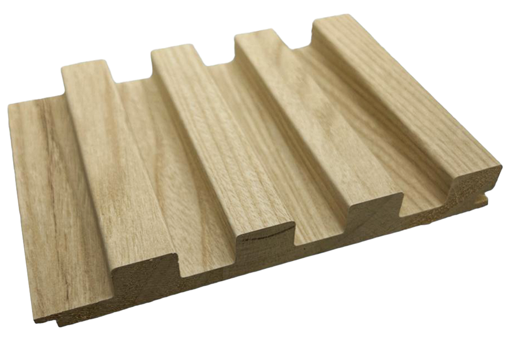 4 Grid Slat Panel - White Oak (J Collection)