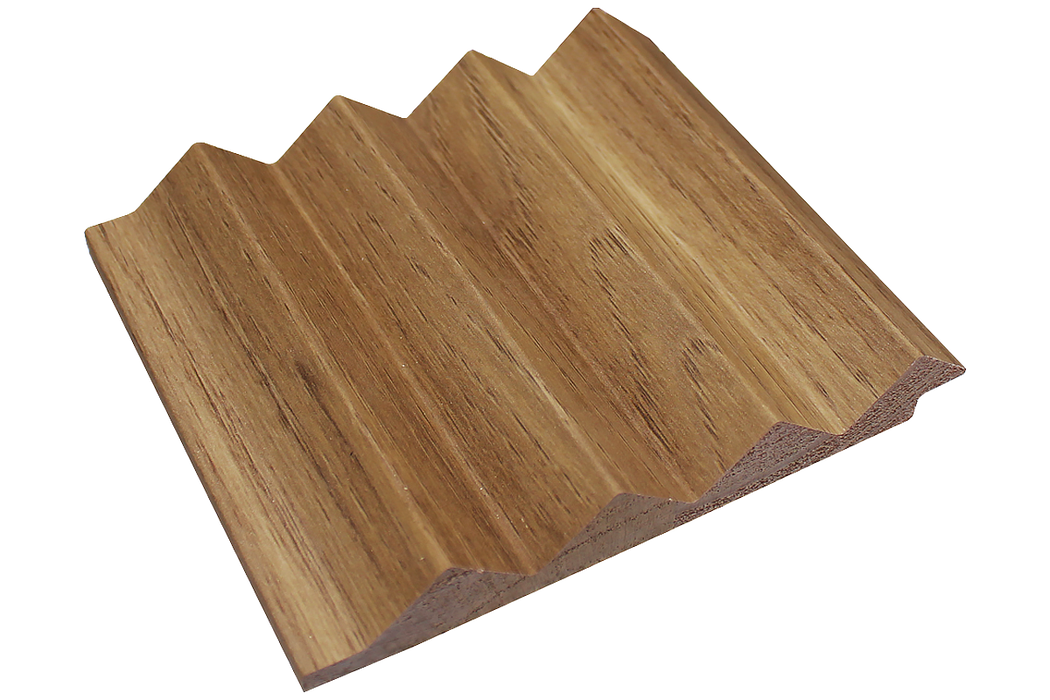 4 Triangles Slat Panel - Chestnut (J Collection)