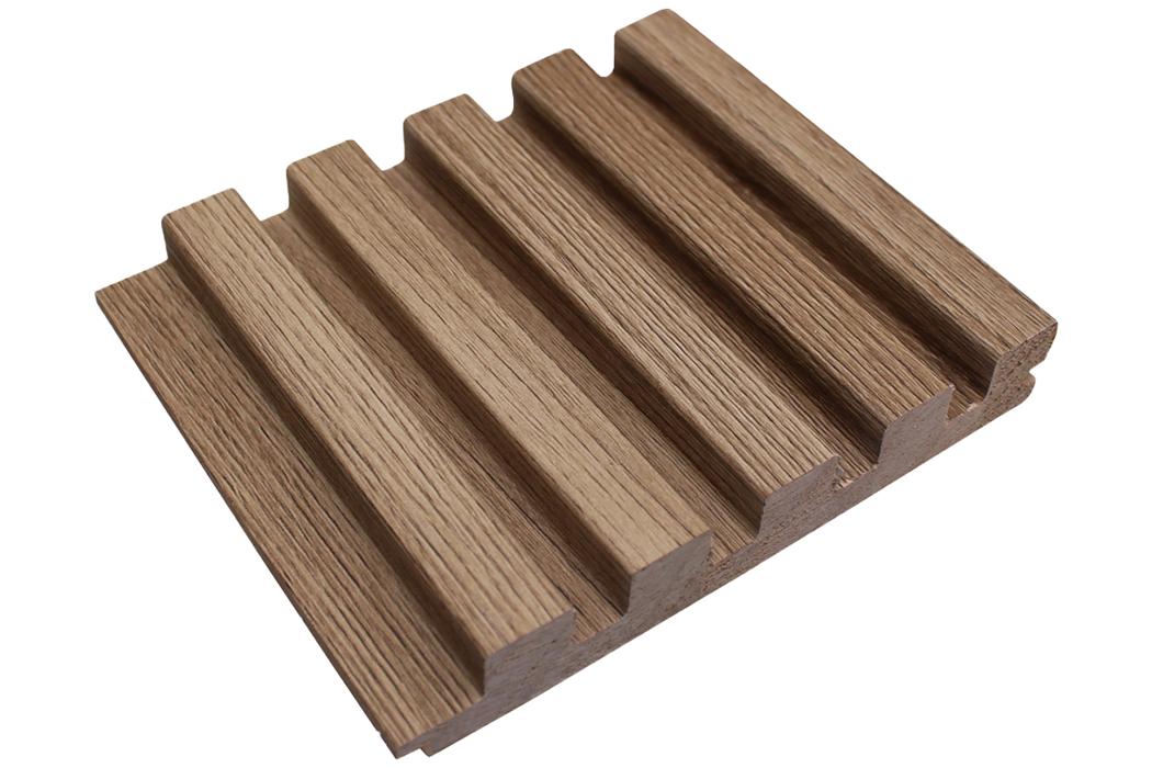 5 Grid Wide Slat Panel - Chestnut (J Collection)