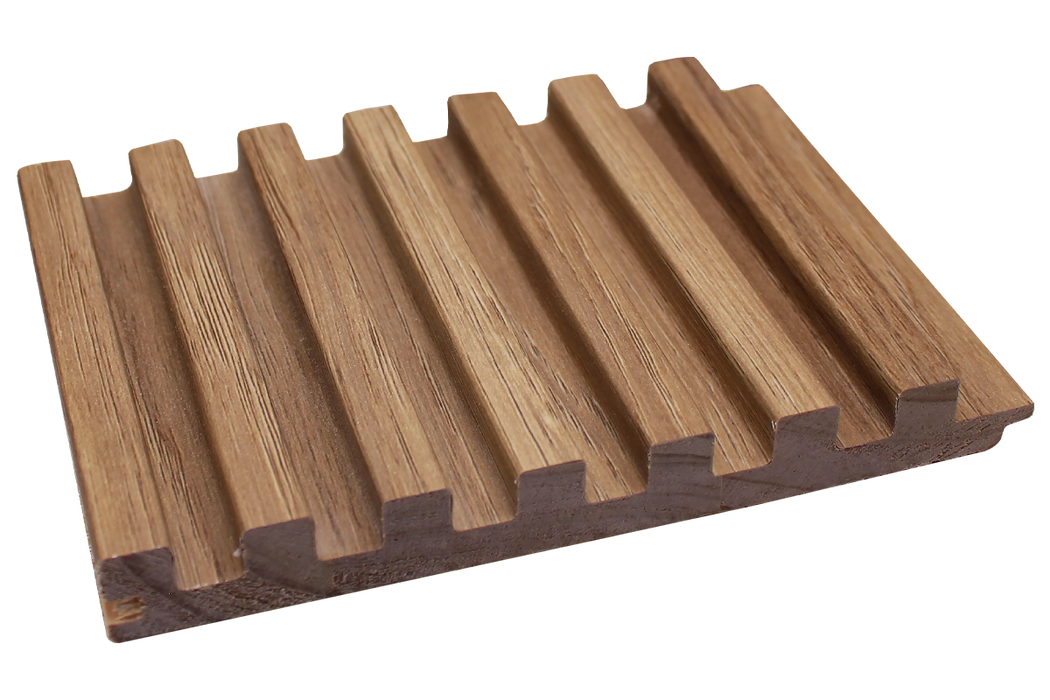 7 Grid Slat Panel - Chestnut (J Collection)