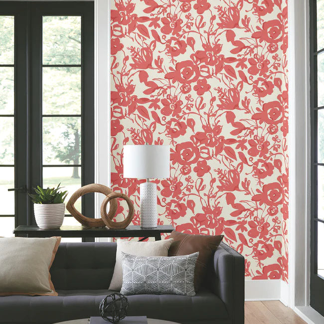 Brushstroke Floral Wallpaper BL1731