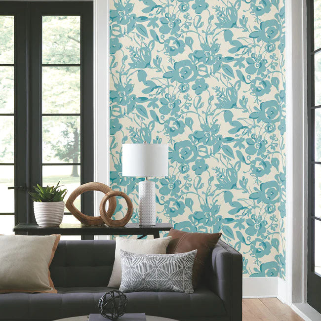 Brushstroke Floral Wallpaper BL1736