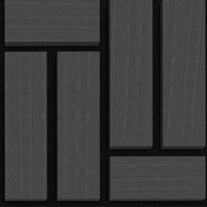2FT Block Acoustic Panel - Black Oak (Pack of 4)
