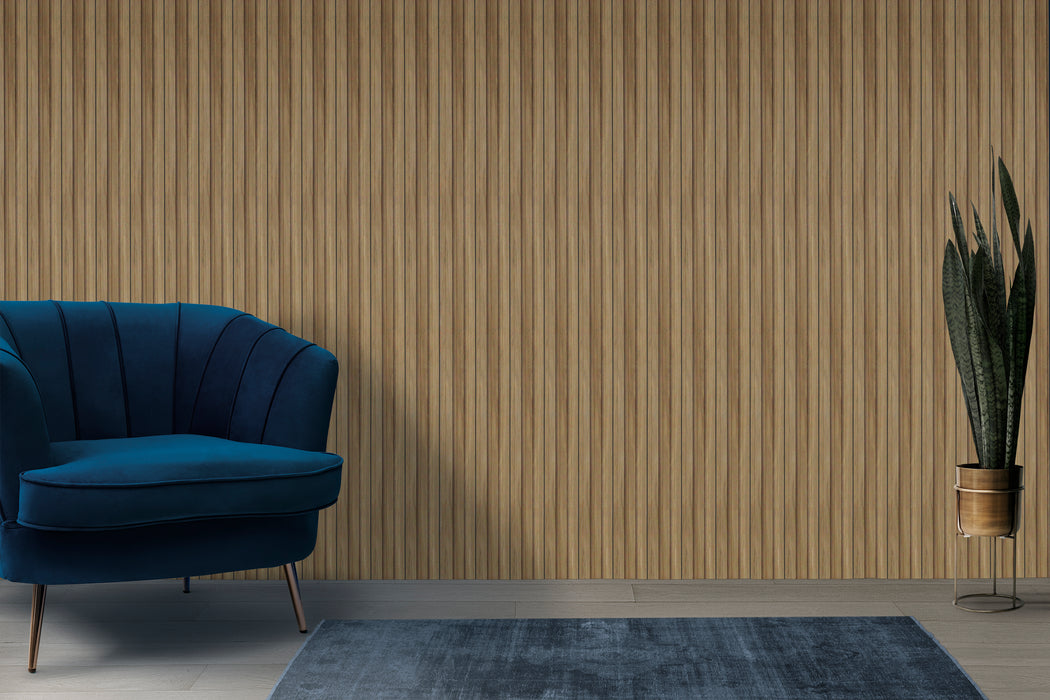 3 Grid Slat Panel - Chestnut (J Collection)