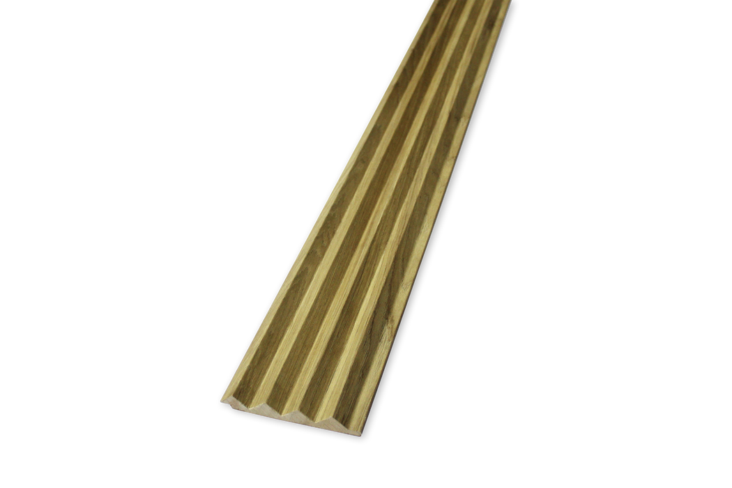 4 Triangles Slat Panel - Chestnut (J Collection)