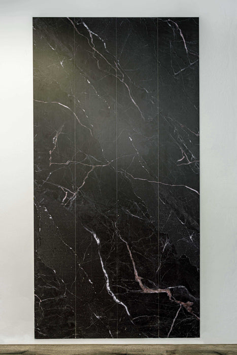 Marble Look Wall Panels, Noir Saint Laurent Marble Effect Wall Panels, Matte