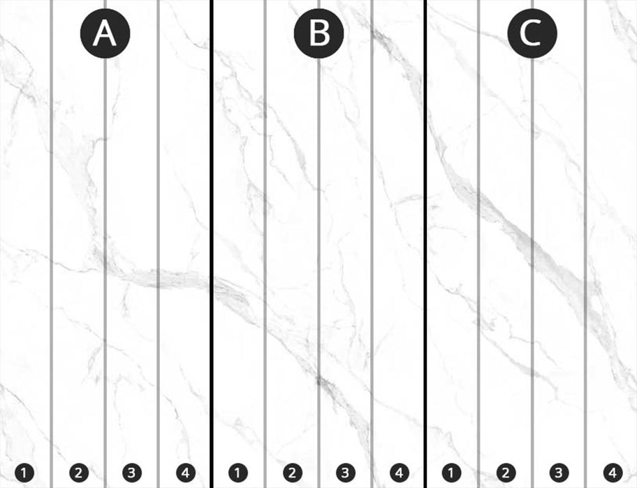 Living Room Wall Panels, Carrara Marble Effect Wall Panels, High Gloss