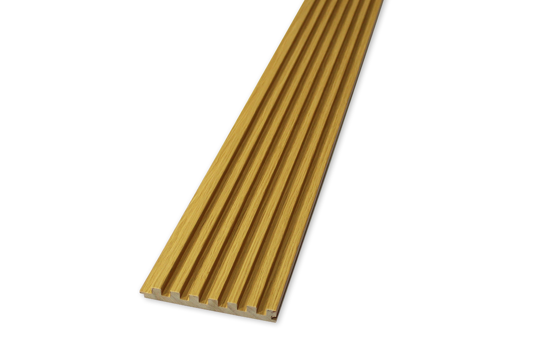 7 Grid Slat Panel - Teak (J Collection)