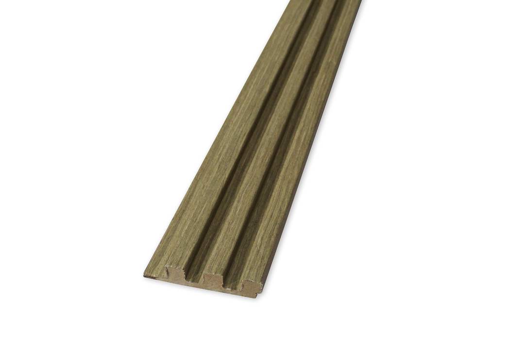 3 Grid Cubic Slat Panel - Chestnut Veneer (J Collection)