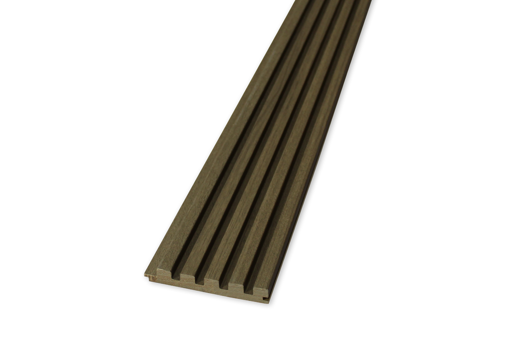 5 Grid Wide Slat Panel - Walnut (J Collection)