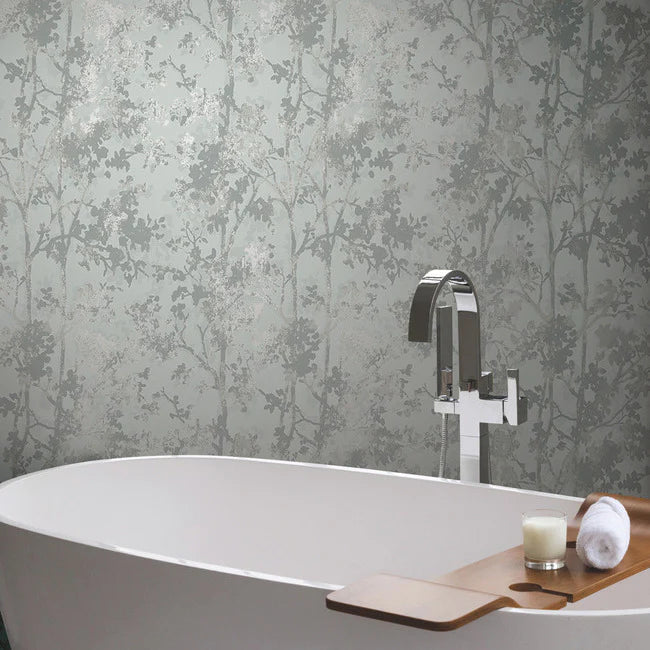 Shimmering Foliage Wallpaper MD7142