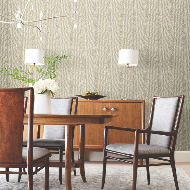 Luminous Leaves Wallpaper MD7162