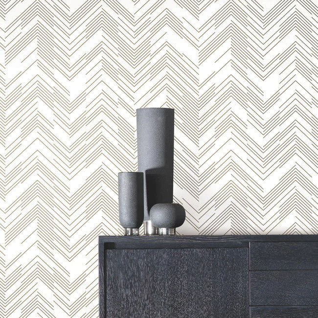 Polished Chevron Wallpaper MD7222
