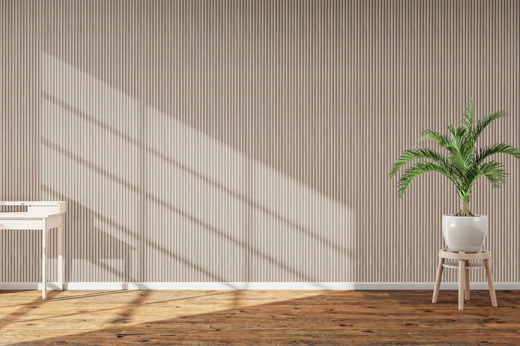 5 Grid Wide Slat Panel - Walnut (J Collection)