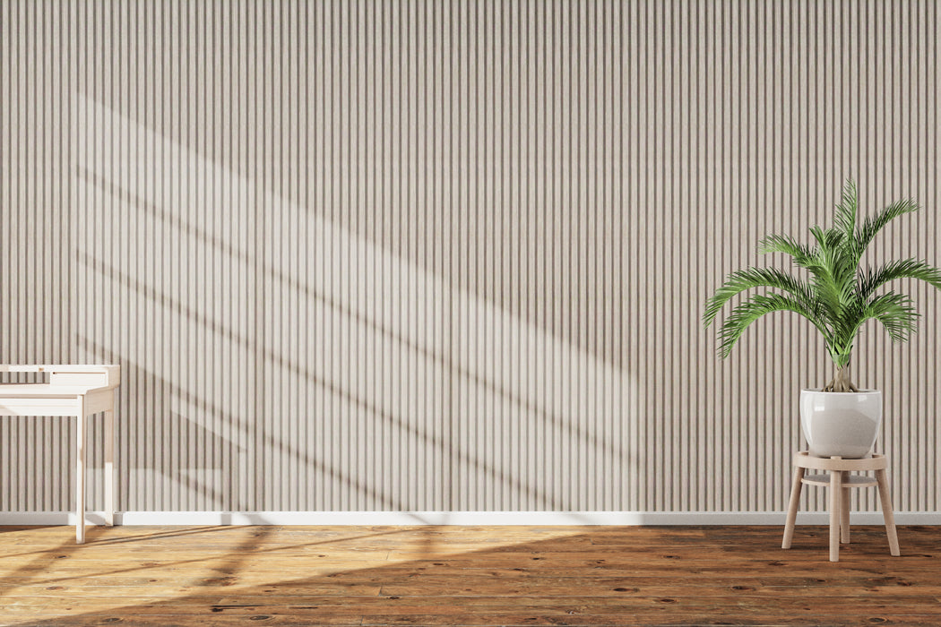 3 Grid Cubic Slat Panel - Chestnut Veneer (J Collection)