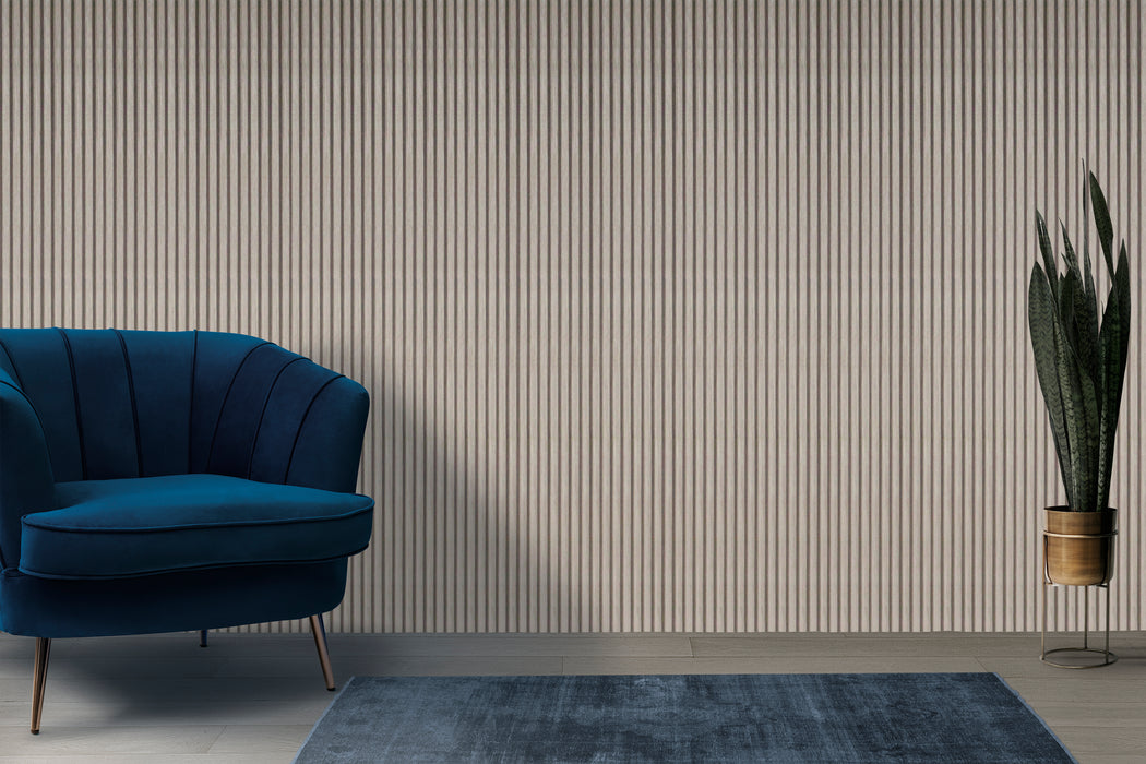 3 Grid Cubic Slat Panel - Chestnut Veneer (J Collection)