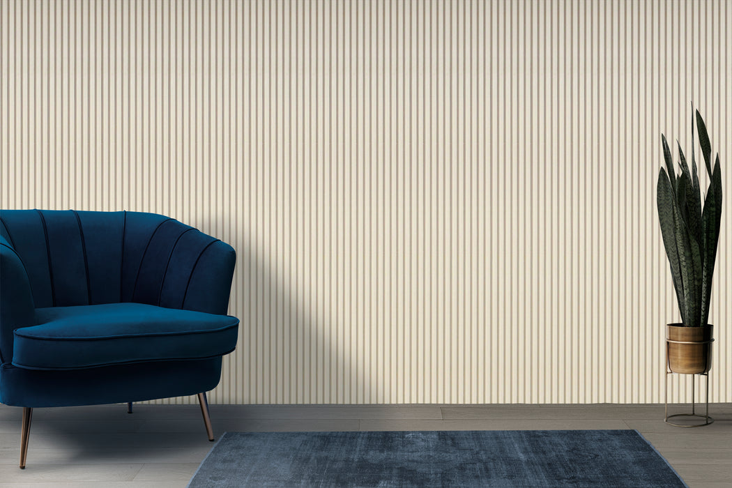 3 Grid Cubic Slat Panel - White Oak Veneer (J Collection)
