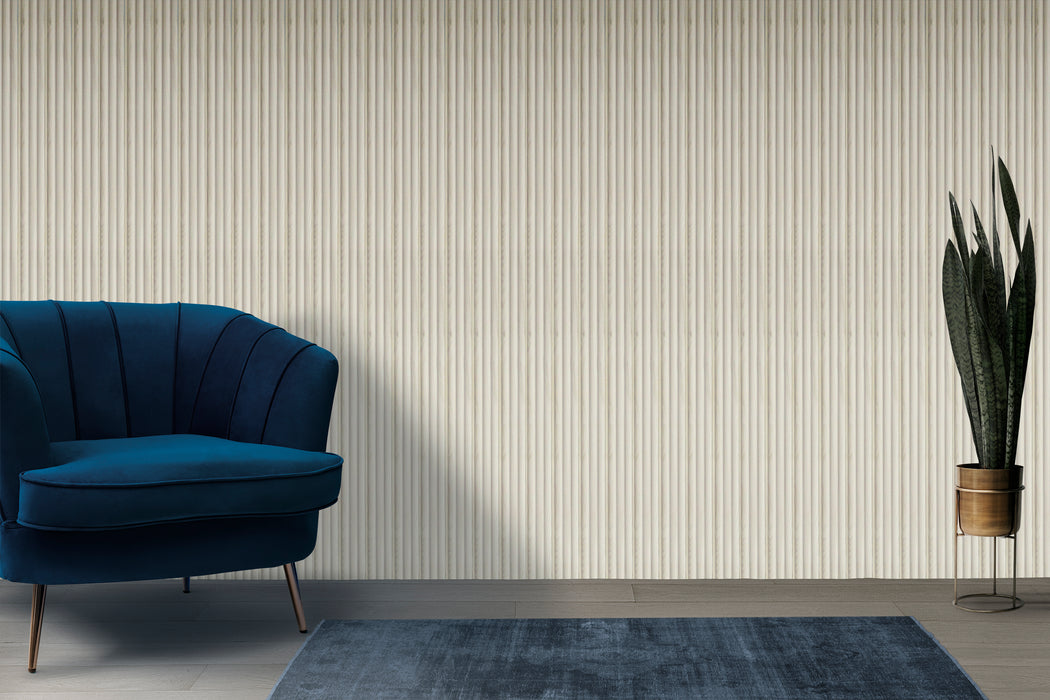 3 Wave Slat Panel - White Oak (J Collection)