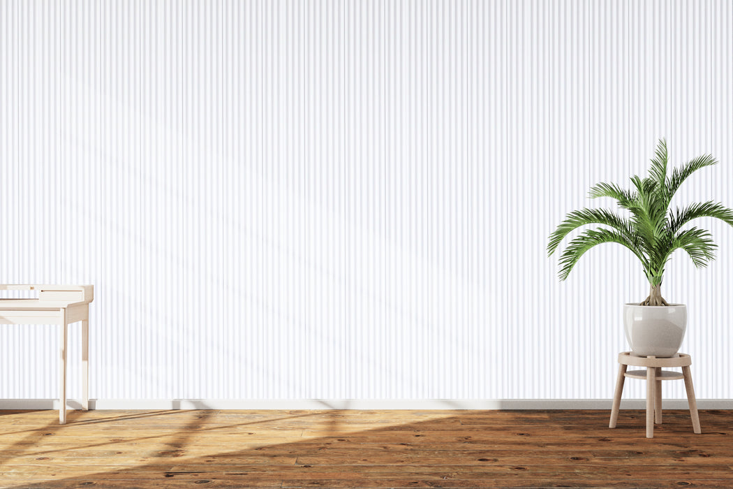4 Triangles Slat Panel - White (J Collection)