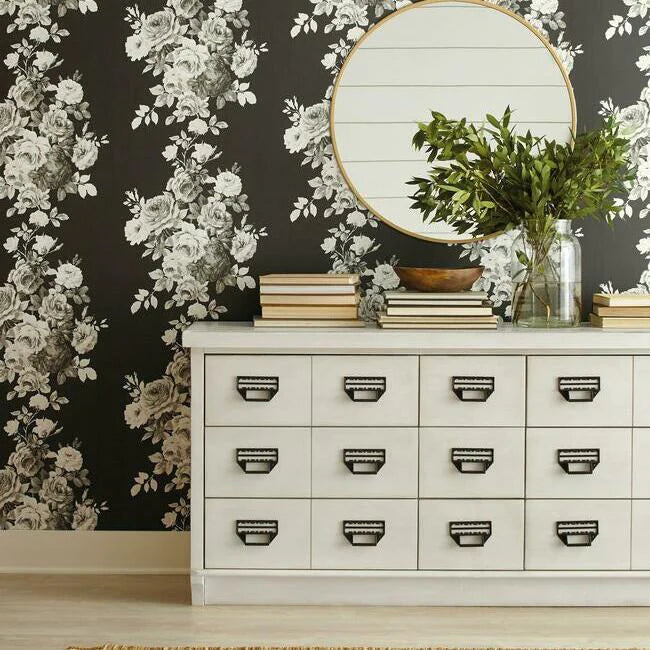 Tea Rose Premium Peel + Stick Wallpaper PSW1156RL