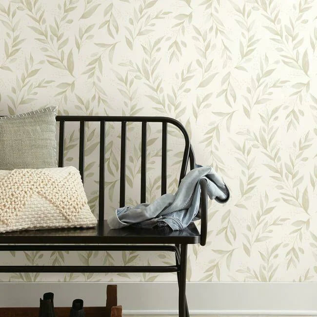 Olive Branch Premium Peel + Stick Wallpaper PSW1158RL