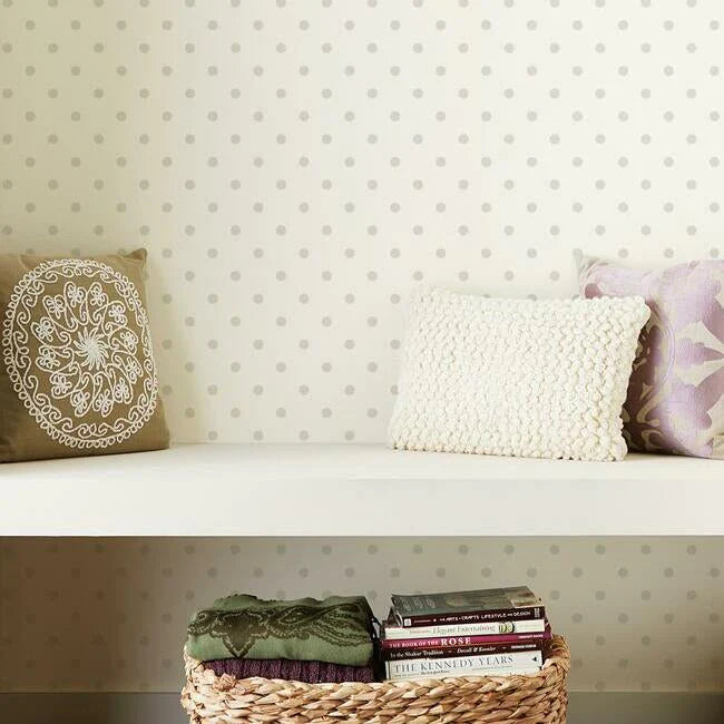 Dots On Dots Premium Peel + Stick Wallpaper PSW1177RL