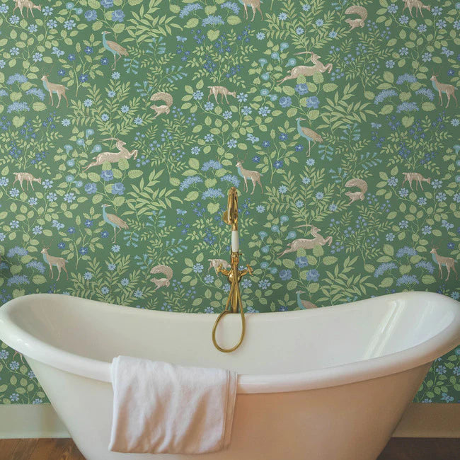 Woodland Floral Premium Peel Wallpaper PSW1437RL