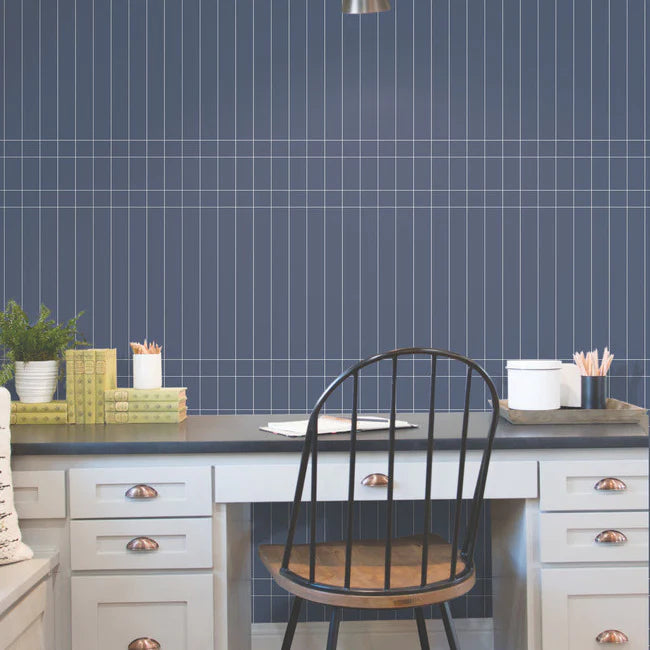 Linear Gridwork Premium Peel + Stick Wallpaper PSW1510RL