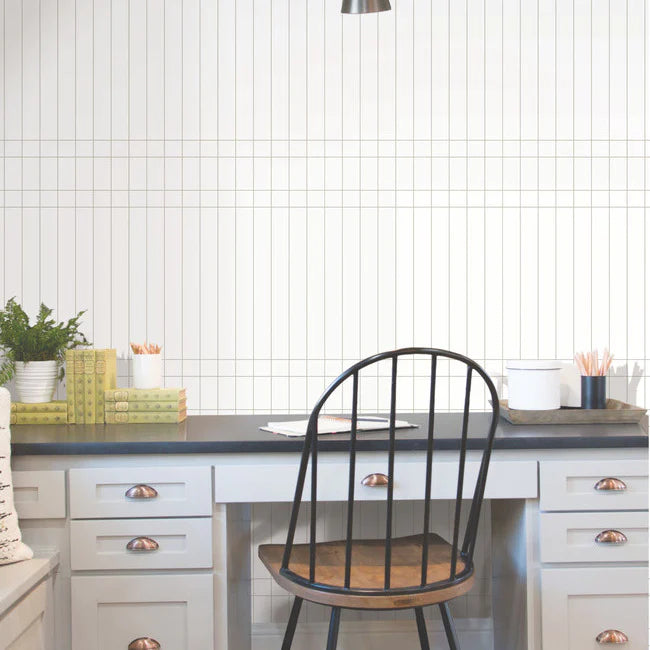 Linear Gridwork Premium Peel + Stick Wallpaper PSW1513RL