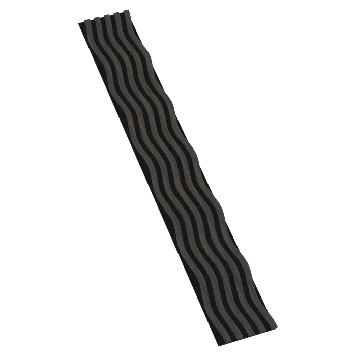 8FT Wave Acoustic Panel - Smoked Oak