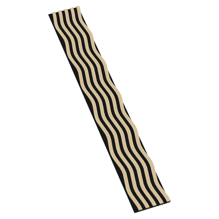8FT Wave Acoustic Panel - White Oak