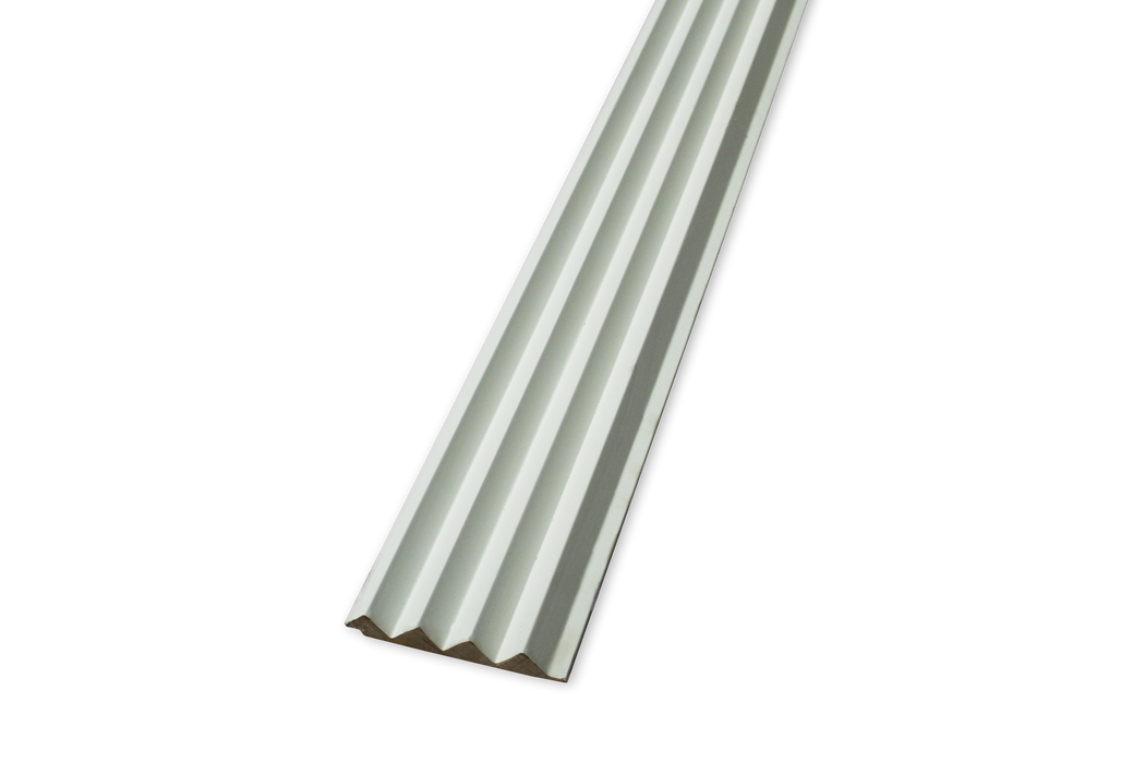 4 Triangles Slat Panel - White (J Collection)