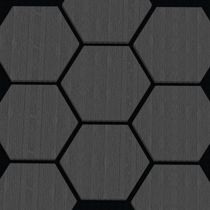 Hexagon Acoustic Panel - Black Oak (16 SQ. FT., Pack of 3)