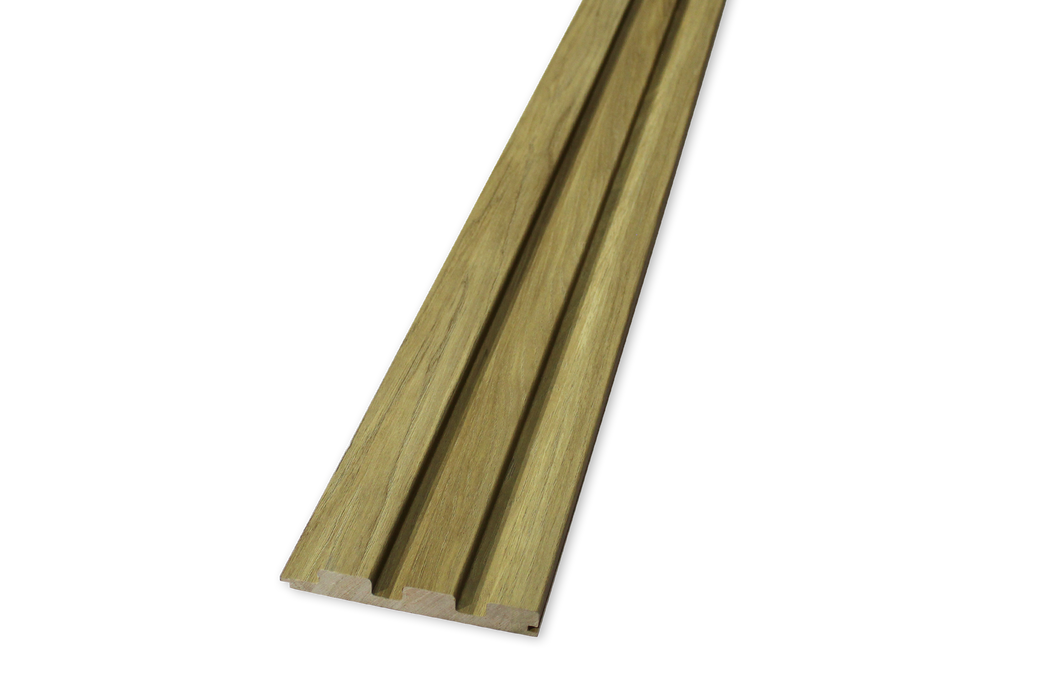 3 Grid Slat Panel - Chestnut (J Collection)