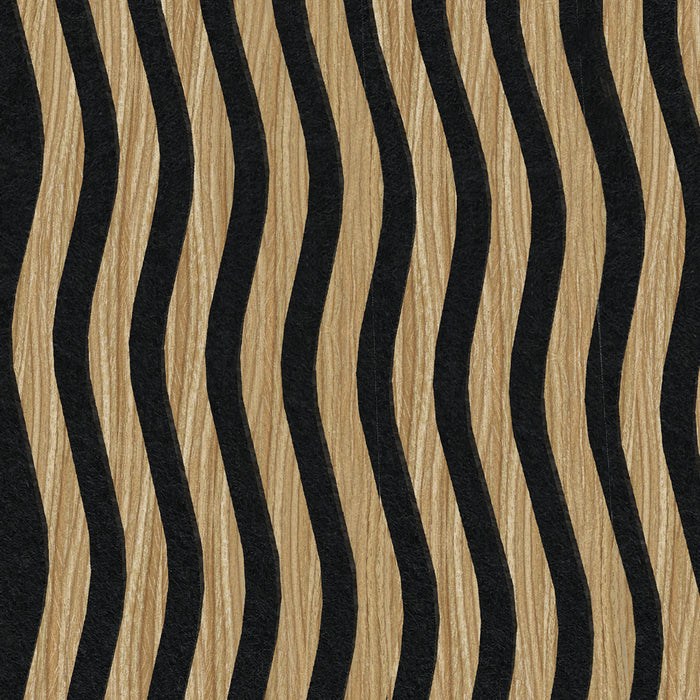 8FT Wave Acoustic Panel - Walnut