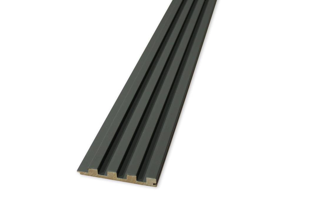 4 Grid Slat Panel - Charcoal Gray (J Collection)