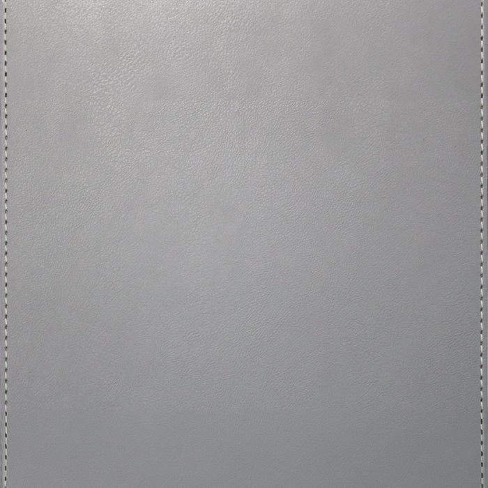 Leather Grain Wall Panel with Stitches - Light Gray (#524)