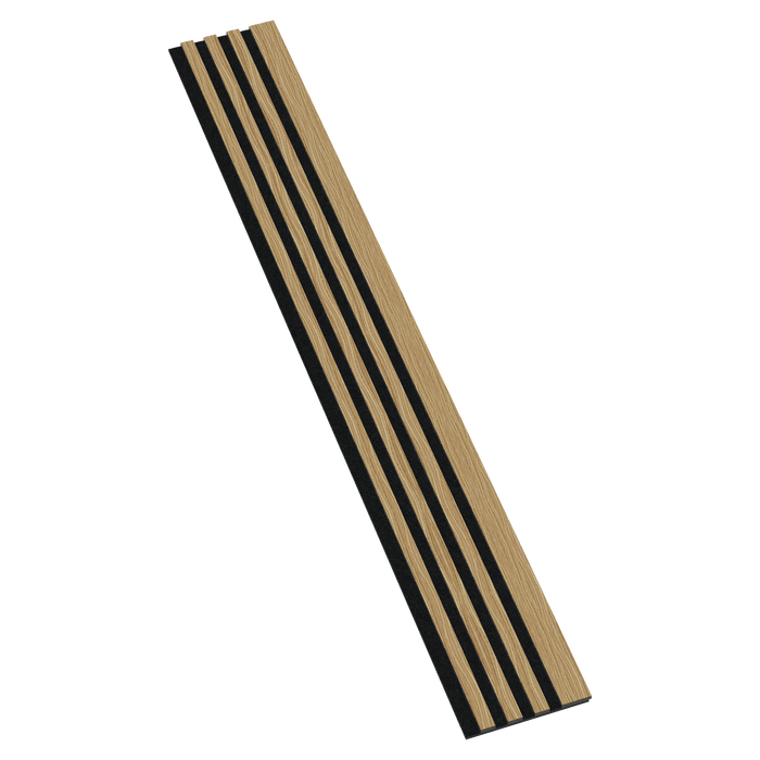 8FT Staggered Acoustic Panel - Walnut