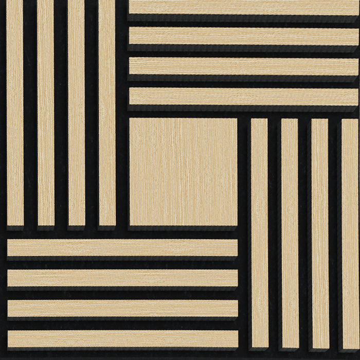 2FT Block Strips Acoustic Panel - White Oak (Pack of 4)