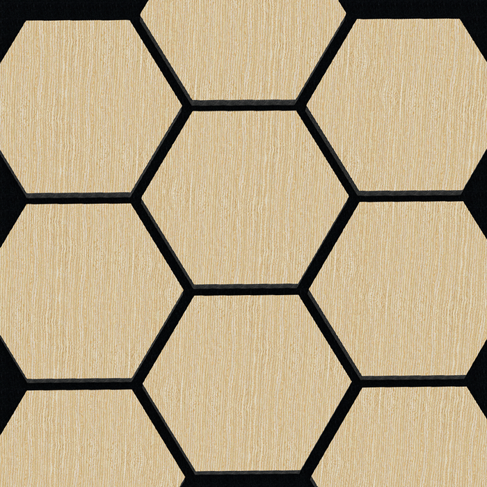 Hexagon Acoustic Panel - White Oak (16 SQ. FT., Pack of 3)