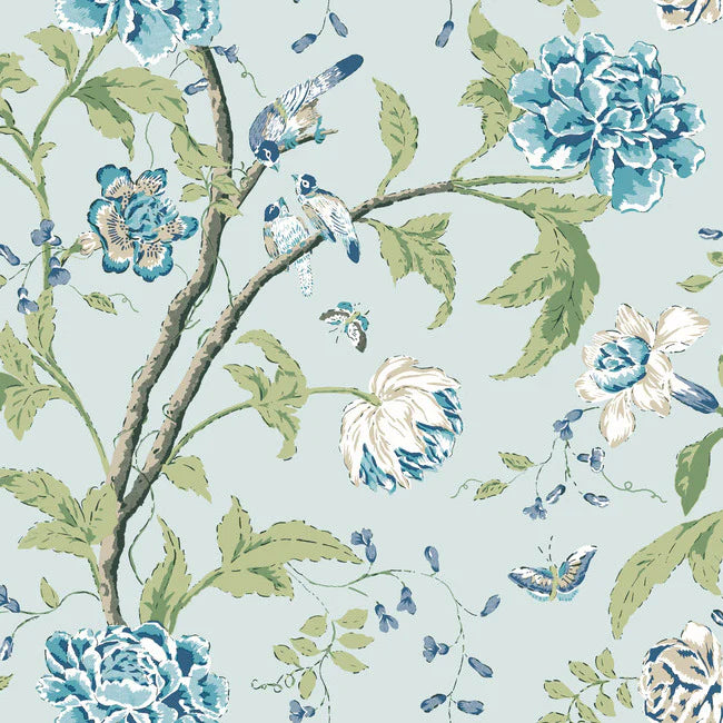 Teahouse Floral Wallpaper BL1784