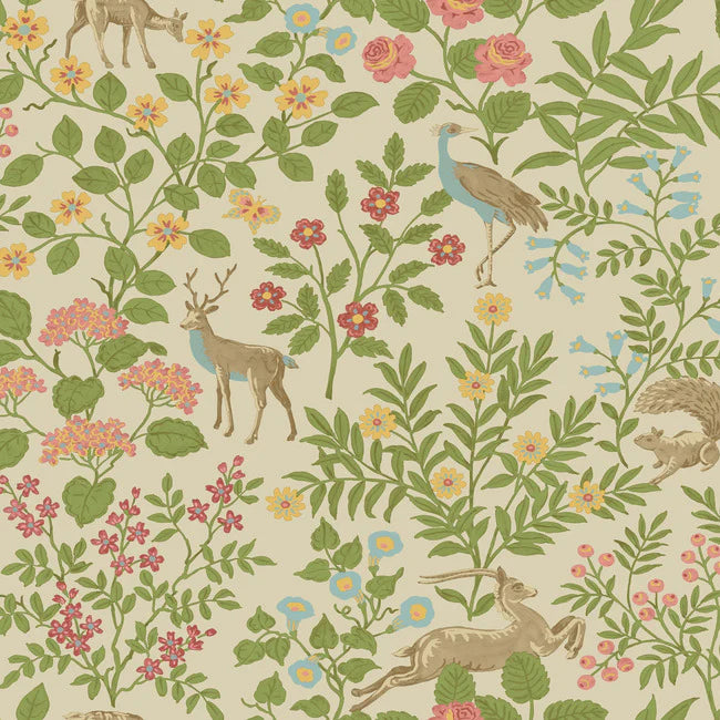 Woodland Floral Premium Peel Wallpaper PSW1436RL