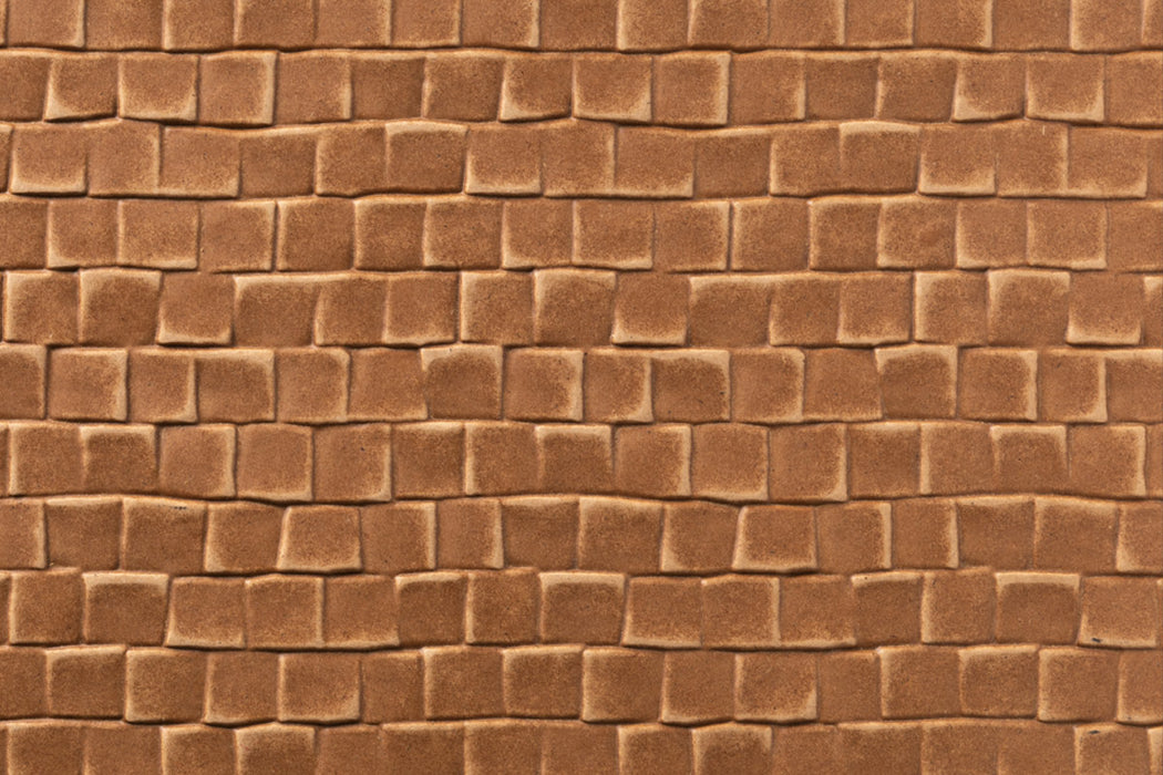 Brown Blocks Textured Panel - Paintable