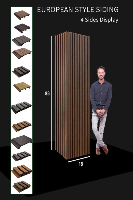 European Style Siding Display