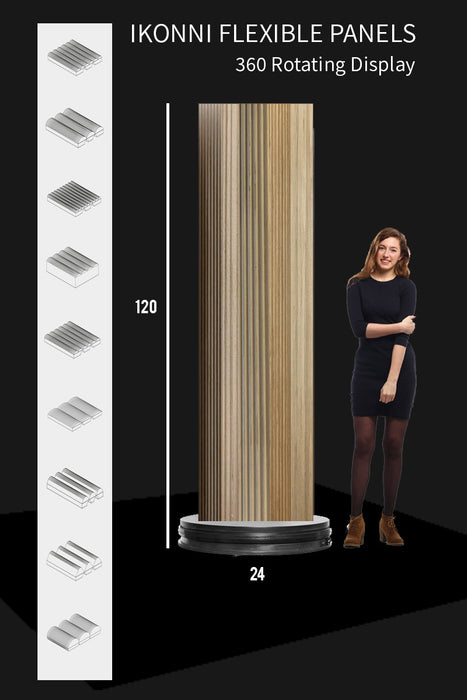Ikonni Flexible panels showroom display