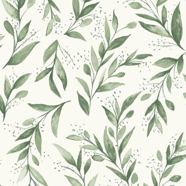 Olive Branch Premium Peel + Stick Wallpaper PSW1001RL
