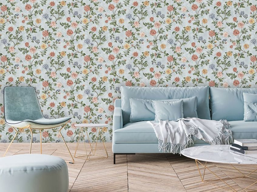 Satin Flowers WALLPAPER Z66807