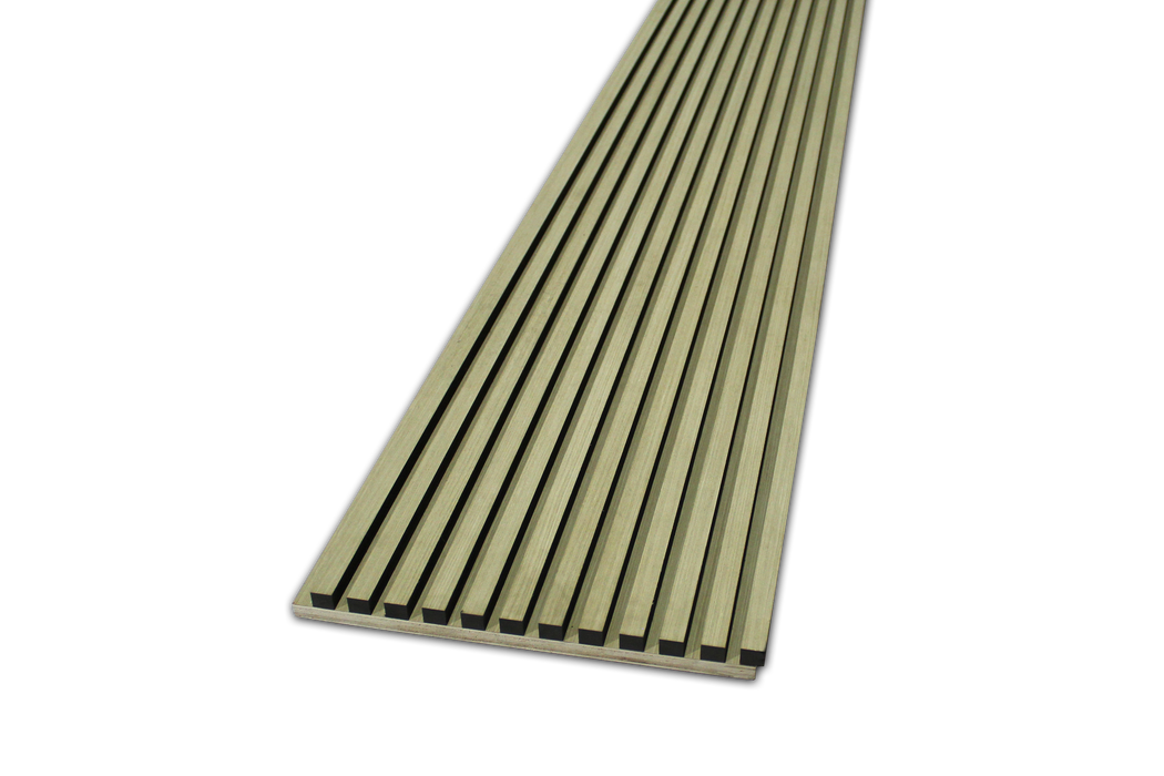 12 Grid Slat Panel - White Oak (10FT x 1FT)