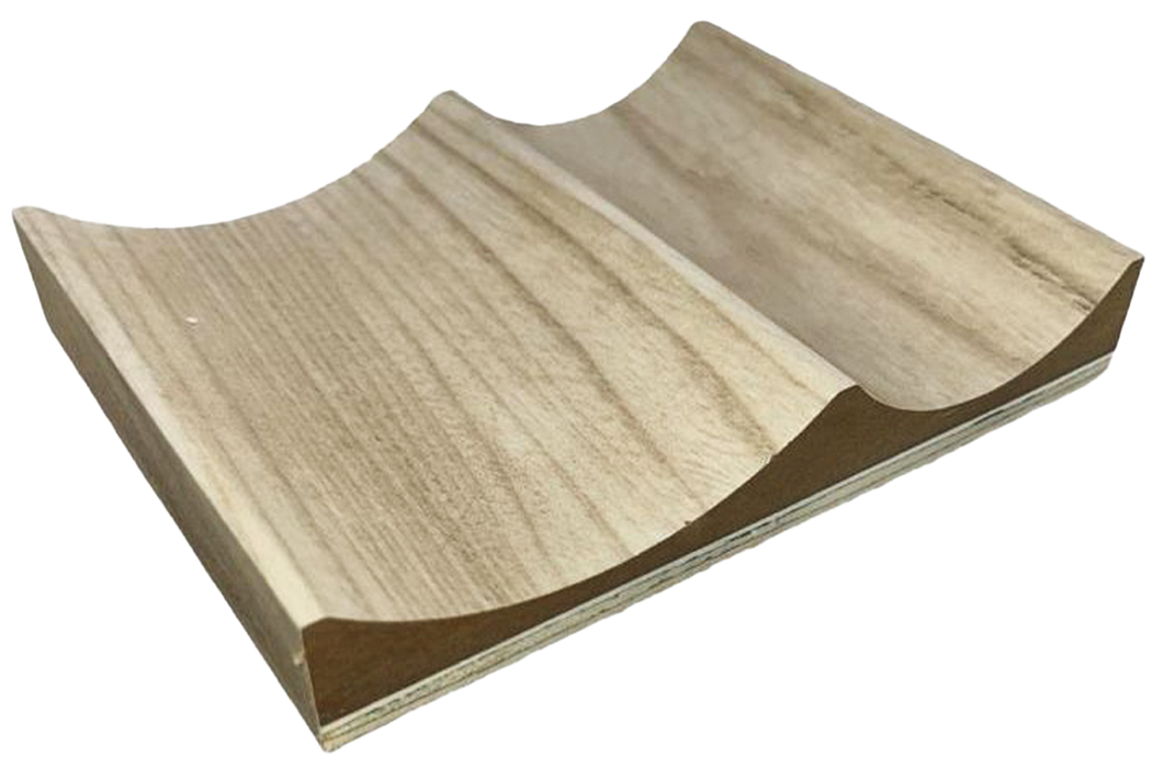 2 Bowl Slat Panel - White Oak (J Collection)